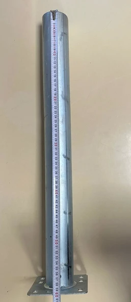 ANTEN MONTAJ AYAĞI DÜZ BORU YÜKSEKLİK 60 CM BORU KALINLIĞI 6 CM GALVANİZ