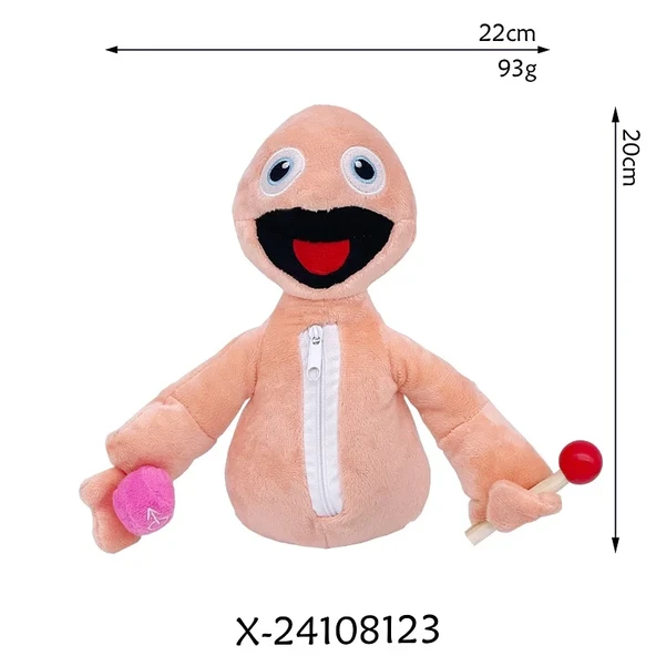 20cm Yeeps Saklambaç Peluş Oyuncak Bebek Yastık - Turuncu