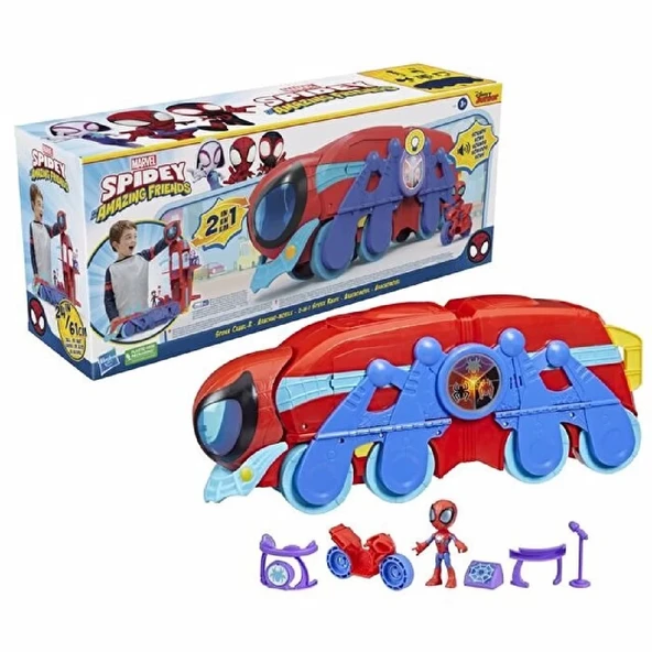 Spidey And His Amazing Friends Örümcek Komuta Aracı F3721 - 6