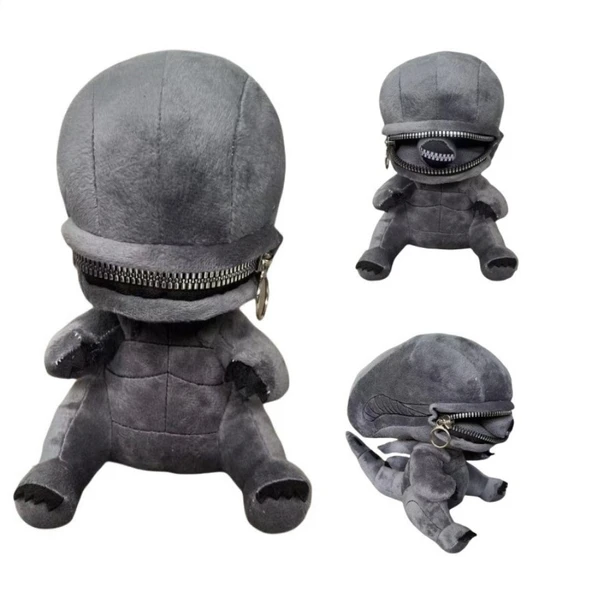 İnsan Xenomorph Hibrit Peluş Oyuncak Bebek