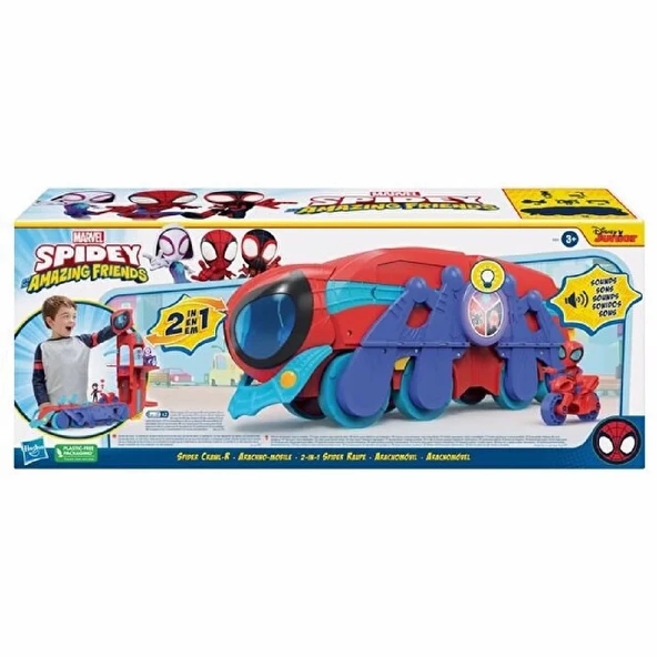Spidey And His Amazing Friends Örümcek Komuta Aracı F3721 - 8