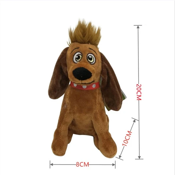 32cm Noel Grinch Max Peluş Oyuncak Bebek - Renk 5