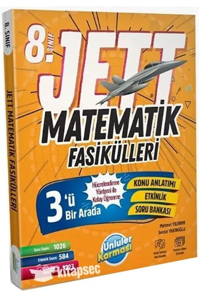 8. Sınıf Matematik JETT Soru Fasikülleri Ünlüler Karması