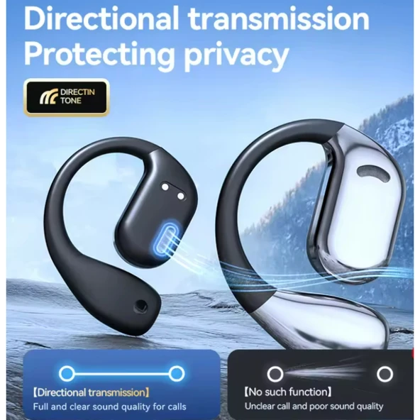 Ozmik Q11  Akıllı Çeviri Kulaklık, Çoklu Dil Desteği, Dijital Ekranlı Tüm Akıllı Telefonlarla Uyumlu Krem - 2