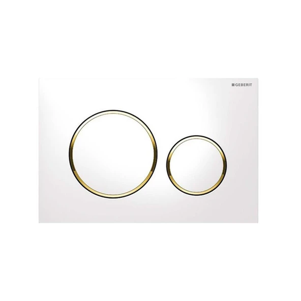 Geberit Sigma20 Kumanda Paneli Beyaz/Altın/Beyaz 115.882.KK.1
