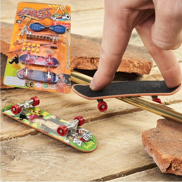 Mini Skate Board Finger Parmak Kaykay Scooter Ve Aksesuarlar Parmak Kay Kay Oyun Seti