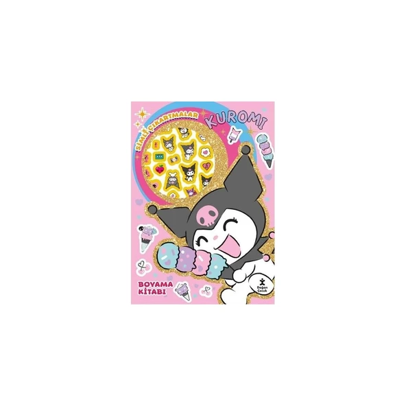 Kuromi Star Simli Çıkartmalı Boyama Kita