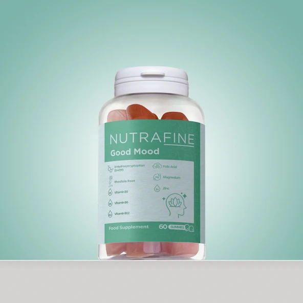 Good Mood Gummy, Duygu Durumu Destekleyici, 5-HTP & Rodiola İçerikli Çiğnenebilir Vitamin Gummies - 4