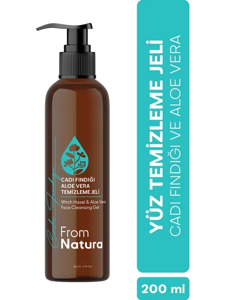 From Natura Cadı Fındığı Aloe Vera Temizleme Jeli 200 ml ürün görseli