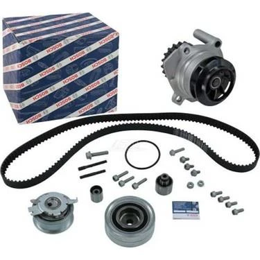 BOSCH KAYIS EKSANTRİK KİTİ + DEVİRDAİM (130 DİŞ) VW POLO / GOLF-4 / BORA / SEAT CORDOBA / SKODA FABIA (AHW/BBY/BKY/BBZ/BCB/CGGB/1.4 16V/1.6 16V) 99- Kırmızı S
