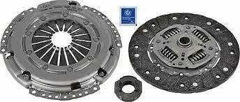 SACHS DEBRİYAJ SETİ (RULMANLI) VW GOLF-6 / JETTA / PASSAT / POLO / CADDY-3 / CADDY-4 / AUDI A3 / SEAT LEON (CAYC/CAYD/DFSD/1.6TDI/2 Kırmızı S
