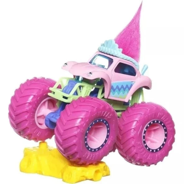 Hot Wheels Monster Trucks Canavar Kamyon Arabalar - Trolls Band Together - 2