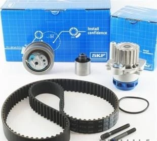 SKF EKSANTRİK KİTİ + DEVİRDAİM (130 DİŞ) VW POLO / GOLF-4 / BORA / SEAT CORDOBA / SKODA FABIA (AHW/BBY/BKY/BBZ/BCB/CGGB/1.4 16V/1.6 16V) 99- Kırmızı S