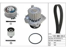 INA EKSANTRİK KİTİ + DEVİRDAİM (120 DİŞ) VW POLO / CADDY / TRANSPORTER-T5 / GOLF-5 / PASSAT / AUDI A3 / SEAT LEON (AMF/AVF/AXB/BJB/BKC/BLS/BN Kırmızı S