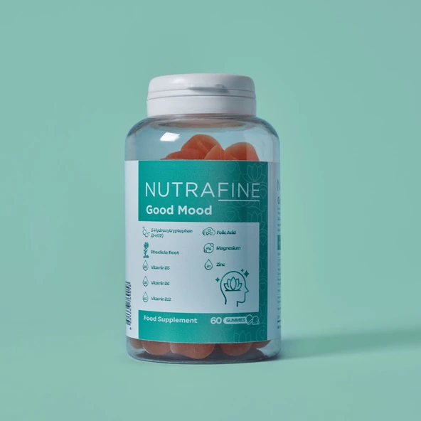Good Mood Gummy, Duygu Durumu Destekleyici, 5-HTP & Rodiola İçerikli Çiğnenebilir Vitamin Gummies - 6
