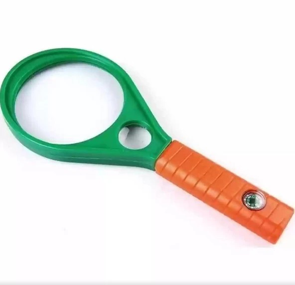 Zhltools Optik El Büyüteç 65Mm 6x 4x Pusulalı Büyüteç