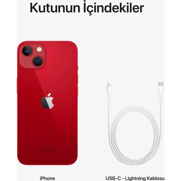 Apple iPhone 13 128 GB Kırmızı Cep Telefonu (Apple Türkiye Garantili) - 4