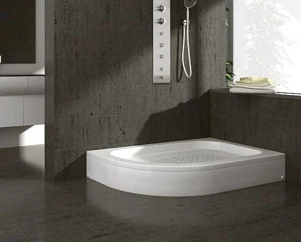 UBM 70x100 cm Asimetrik Oval Duş Teknesi Sağ - 3