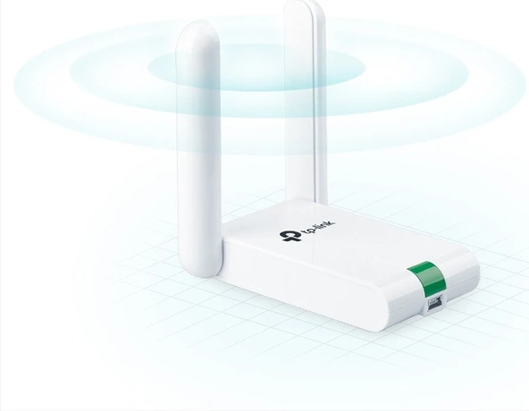 Tp-Link TL-WN822N 300 Mbps N Kablosuz 2x3dBi Antenli USB Uzatma Kablolu Yüksek Kazanımlı USB Adaptör - 4