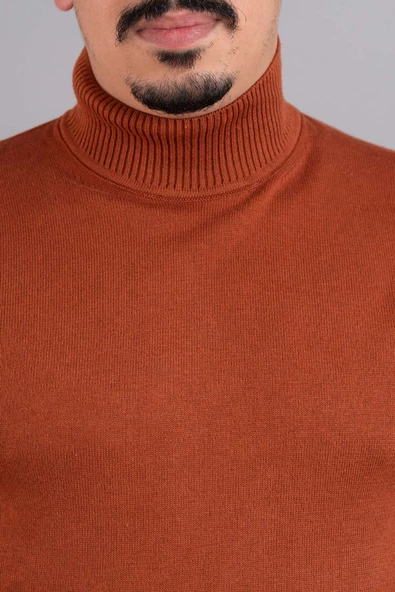 BRNG YARIM BALIKÇI SLİMFİT LİKRALI ERKEK KAZAK - Resim 12