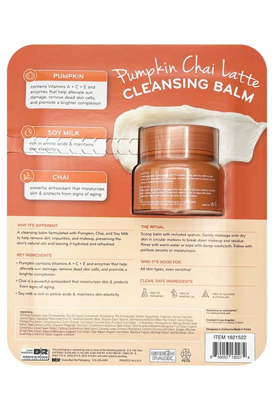 Purlisse Balkabağı ve Chai Özlü Temizleme Balmı 100ML + 12ML - 2