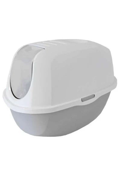 Moderna Smart Kapalı Kedi Tuvaleti Gri 54 Cm