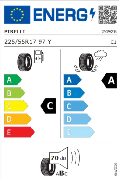Pirelli Cinturato P7 AO 225/55R17 97Y Otomobil Yaz Lastiği (Üretim Yılı:2025) - Resim 2