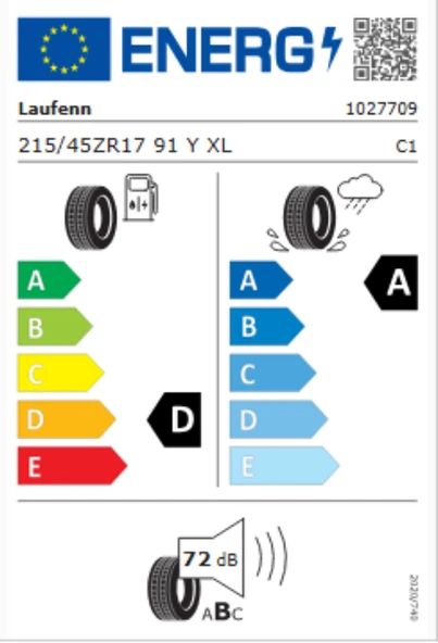 Laufenn 215/45R17 91Y XL LK03 Z Fit EQ Oto Yaz Lastiği (Üretim Yılı:2024) - Resim 2