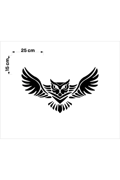 SEÇ Baykuş Sticker Oto Sticker - 3