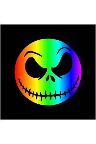 SEÇ Gülen Surat Jack Sticker Çok Amaçlı Sticker ürün görseli