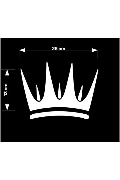 SEÇ Kral Tacı Çok Amaçlı Sticker - 2
