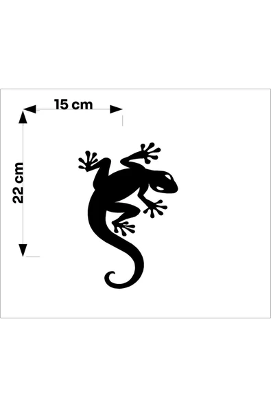 SEÇ Kertenkele Sticker Çok Amaçlı Sticker - Resim 3
