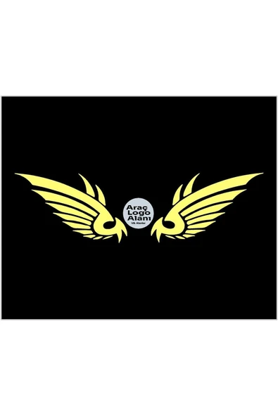 SEÇ Kanat Araç Sticker Çok Amaçlı Sticker Etiket ürün görseli