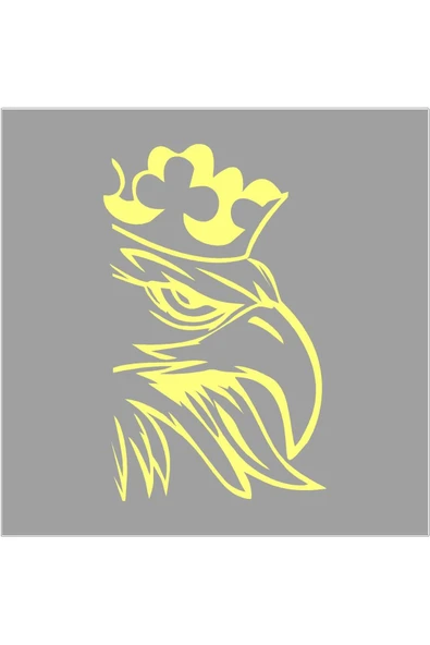 SEÇ Scania Taçlı Kartal Sticker Oto Sticker