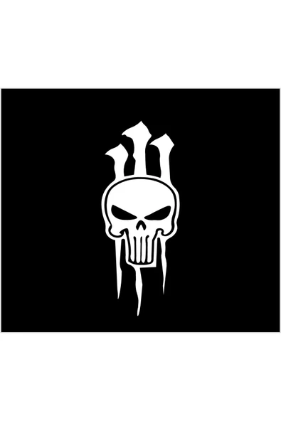 SEÇ Kuru Kafa Monster Sticker Çok Amaçlı Sticker Etiket ürün görseli