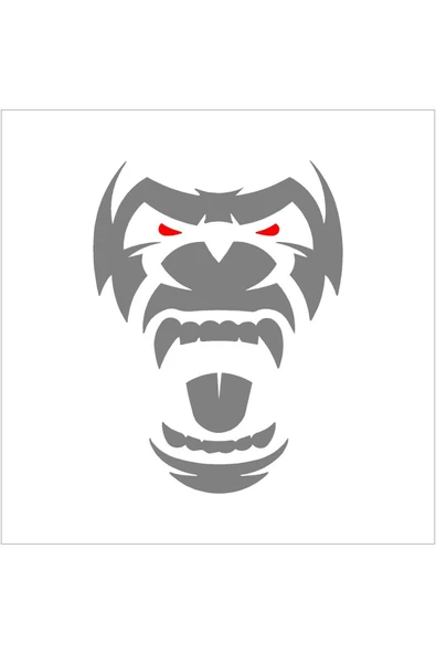 SEÇ Goril Surat Sticker Çok Amaçlı Sticker