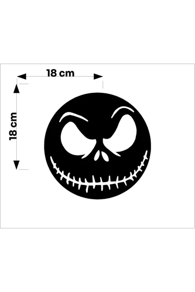 SEÇ Gülen Surat Jack Sticker Çok Amaçlı Sticker - 3