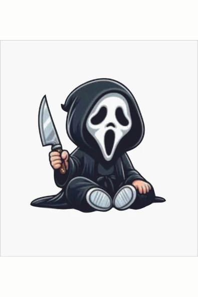 SEÇ Çığlık (15X15CM) Araç Laptop Çok Amaçlı Sticker ürün görseli