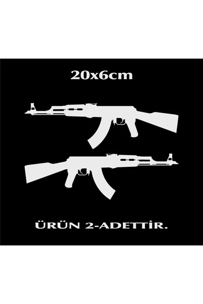 SEÇ Keleş Ak-47 Sticker Çok Amaçlı Sticker ürün görseli