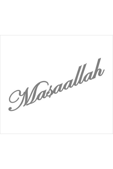 SEÇ Maşallah Yazı Sticker Oto Sticker(25X5CM) ürün görseli