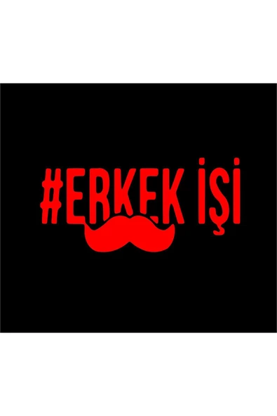 SEÇ Erkek İşi  (15X5CM) Araç Laptop Çok Amaçlı Sticker - 1