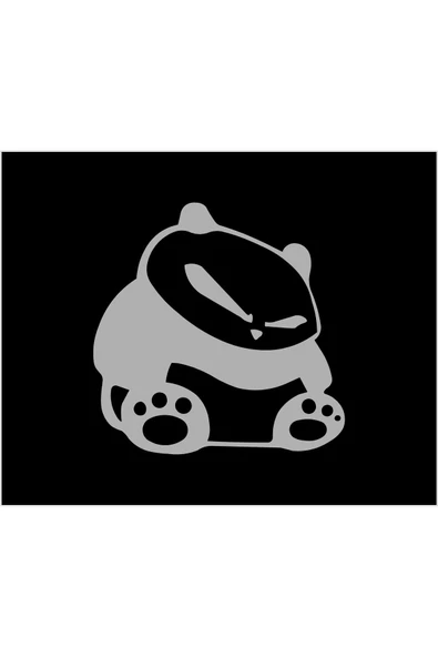 SEÇ Kızgın Panda Sticker Çok Amaçlı Sticker ürün görseli