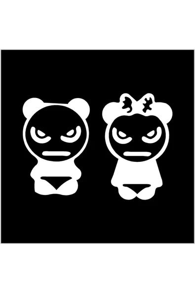 SEÇ Panda Çocuklar Sticker Çok Amaçlı Sticker ürün görseli