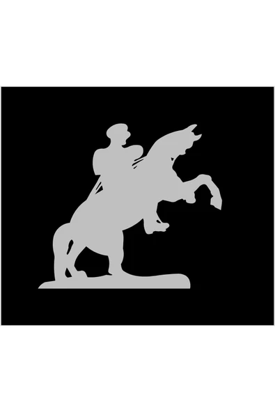 SEÇ Atatürk Ve Atı Sticker Çok Amaçlı Sticker Etiket