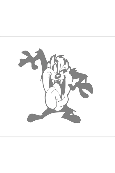 SEÇ Tazmanya Canavarı Sticker Çok Amaçlı Sticker ürün görseli