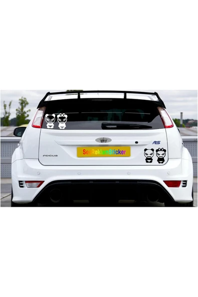 SEÇ Panda Çocuklar Sticker Çok Amaçlı Sticker - 2