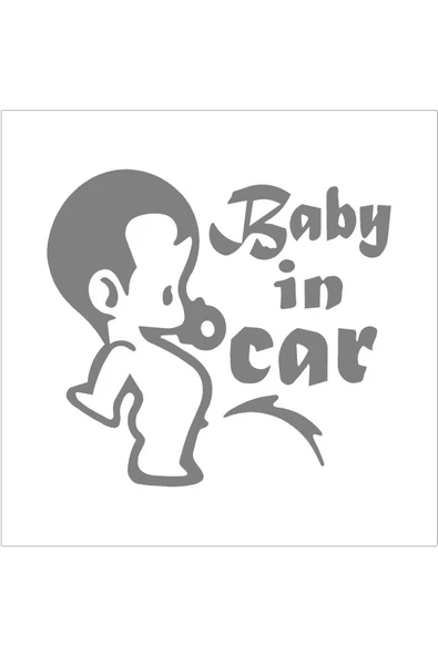SEÇ Arabada Bebek Var Sticker Çok Amaçlı Sticker ürün görseli
