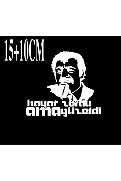 SEÇ Müslüm Gürses Sticker 15+10cm - 3