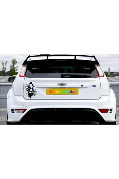 SEÇ Aralıktan Bakan İskelet Sticker Çok Amaçlı Sticker - Resim 2