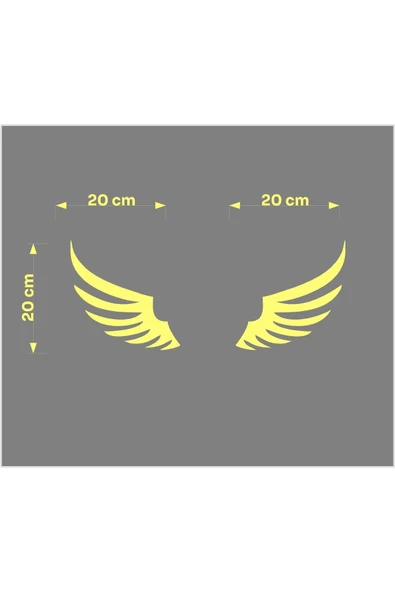 SEÇ Kanat Sticker Çok Amaçlı Sticker - 2